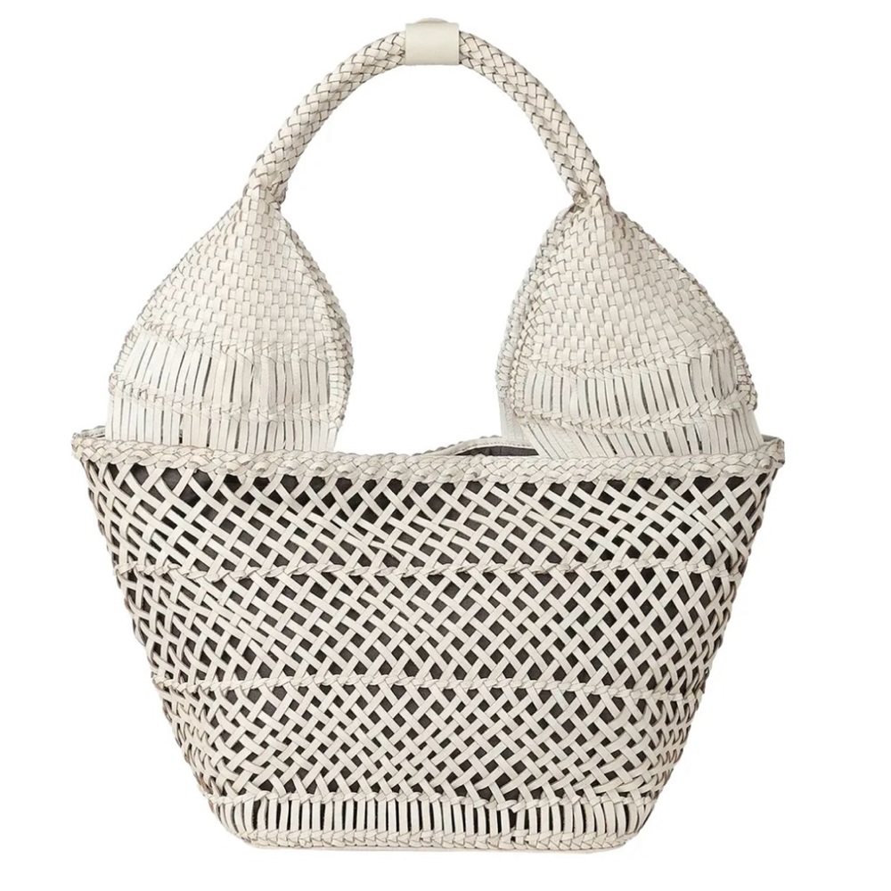 RAFE White Woven Bag